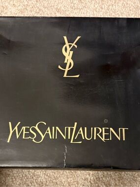 Yves Saint Laurent Blue Vintage Blanket from the 1970's